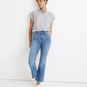 Madewell Cali Demi Boot Cut Jeans Denim Timpson 28 Excellent Cond Zipper Fly